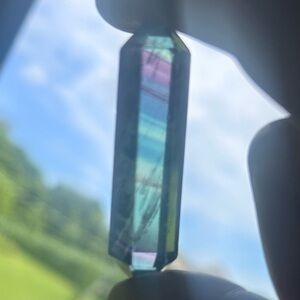 Stunning Banded Fluorite Tower 2 inches